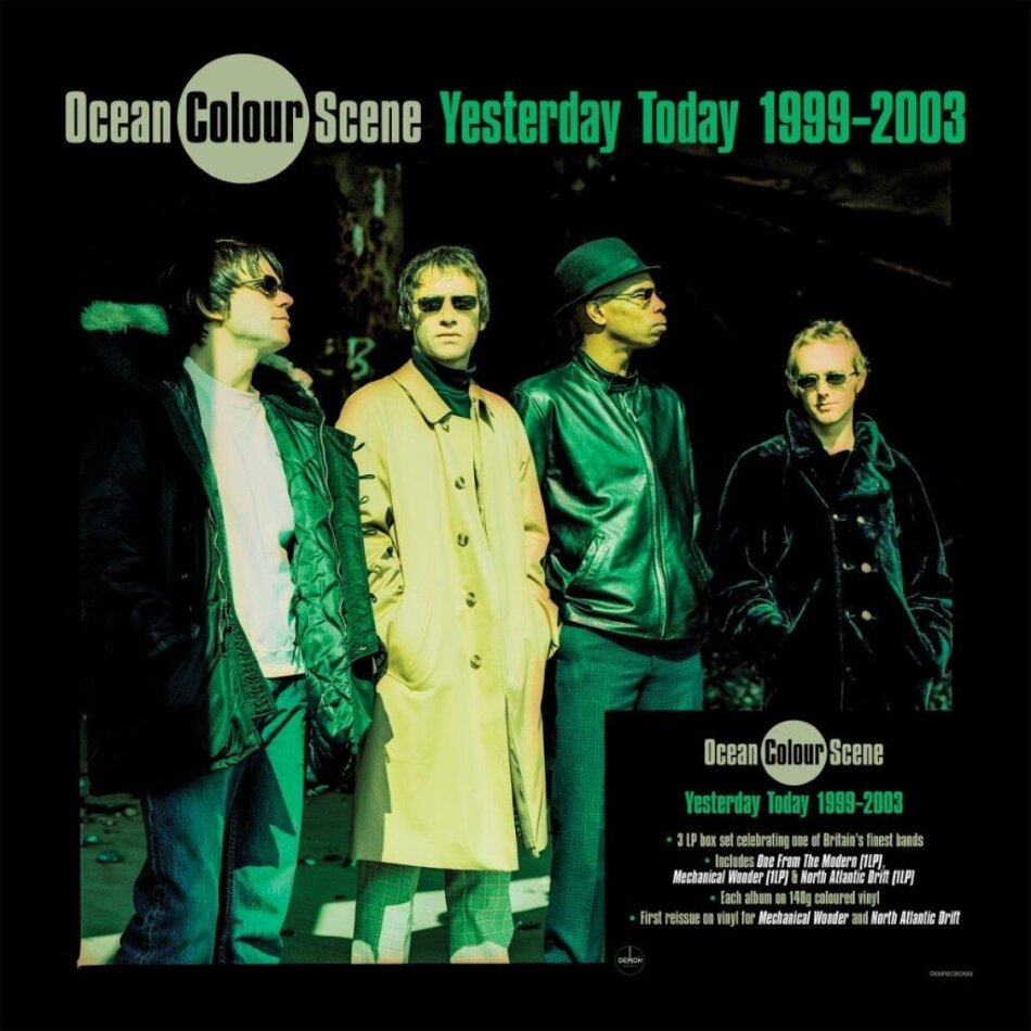 Ocean Colour Scene - Yesterday Today 1999 - 2003 Green, Brown & Yellow Vinyl, 3 LPs