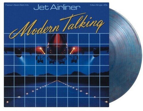 Modern Talking - Jet Airliner Music On Vinyl, Limited to 1000 Copies, Blue/Red Vinyl, 12" Maxi