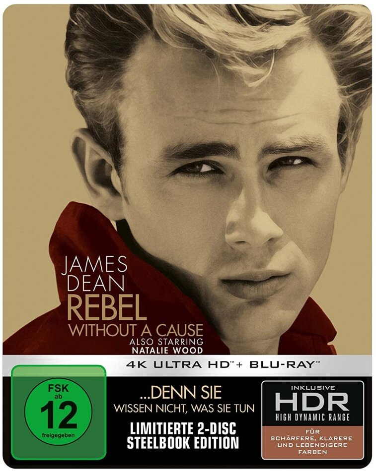 Rebel Without a Cause - ...denn sie wissen nicht, was sie tun (1955) Édition Limitée, Steelbook, 4K Ultra HD + Blu-ray