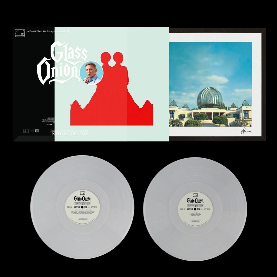 Nathan Johnson - Glass Onion - OST Clear Vinyl, 2 LP