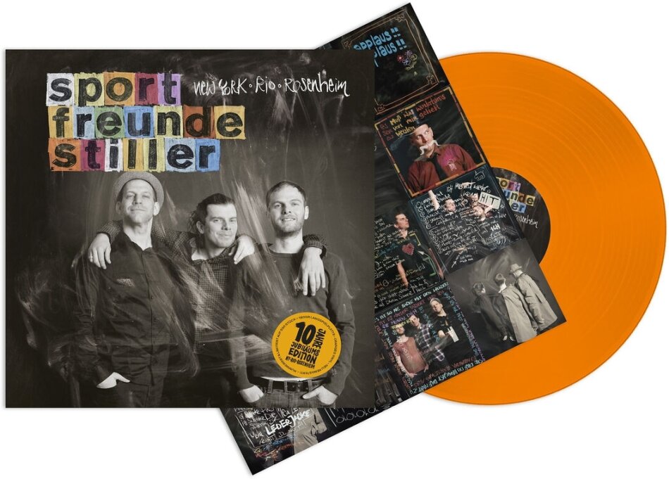 Sportfreunde Stiller - New York, Rio, Rosenheim Nummeriert, Édition Limitée, Orange Vinyl, LP