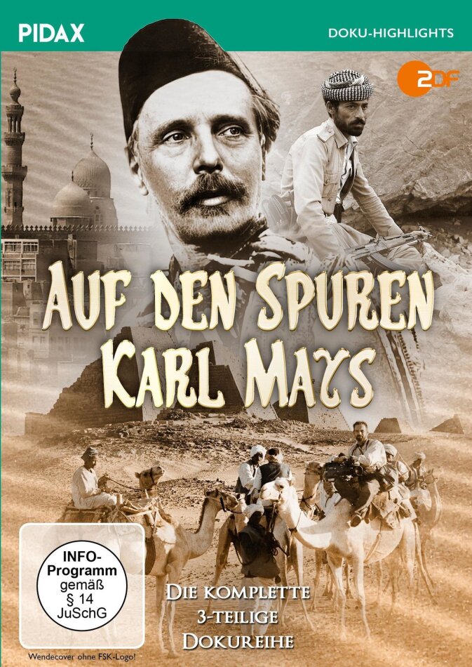 Auf den Spuren Karl Mays - Die komplette 3-teilige Dokureihe (1992) Pidax Doku-Highlight, 3 DVD