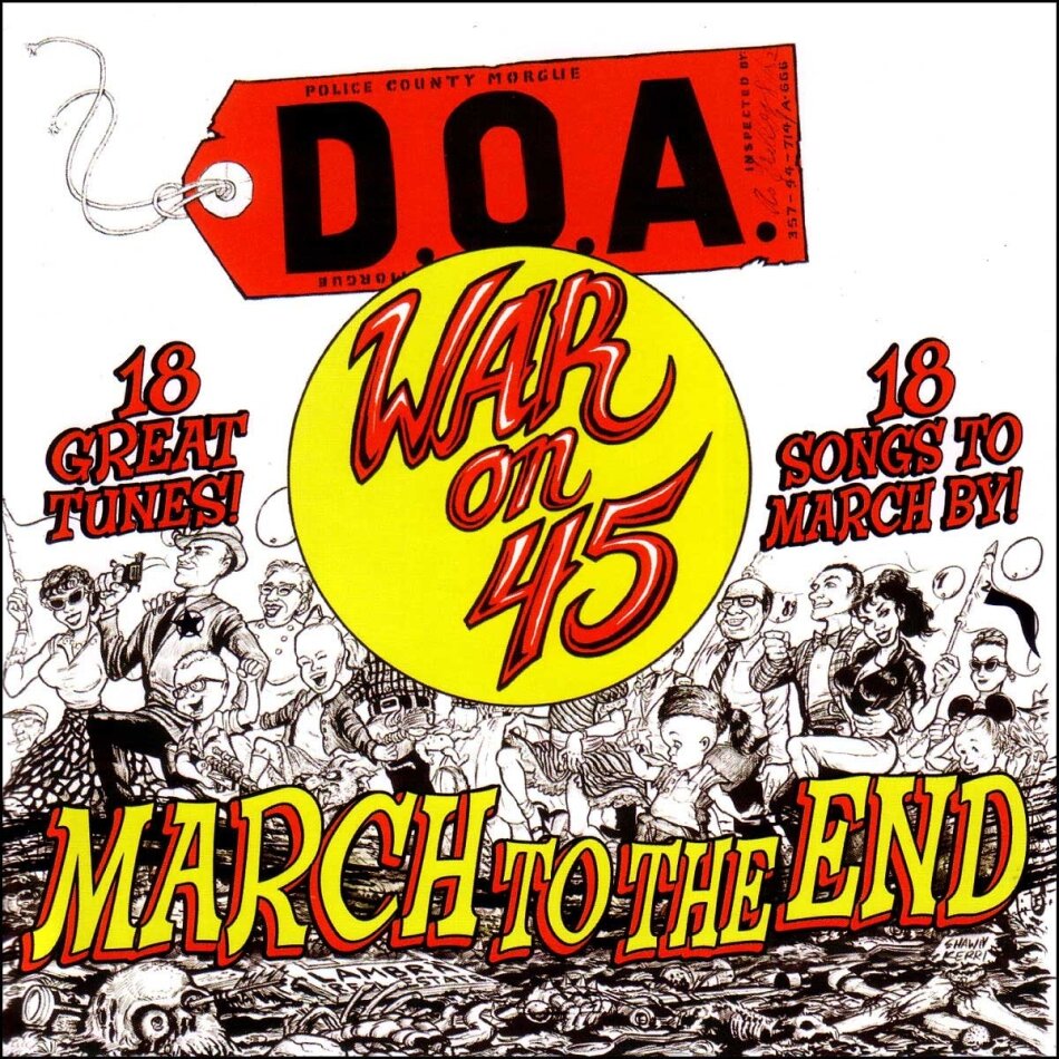 D.O.A. - War On 45 2023 Reissue, Sudden Death, 40th Anniversary Edition, LP