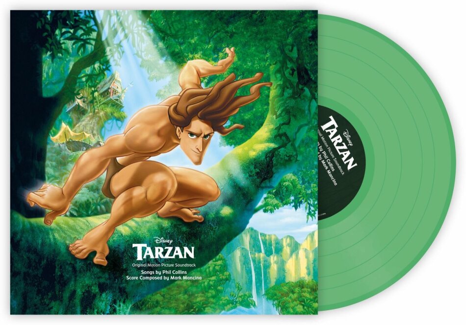 Phil Collins - Tarzan - OST 2023 Reissue, Walt Disney Records, Transparent Green Vinyl, LP