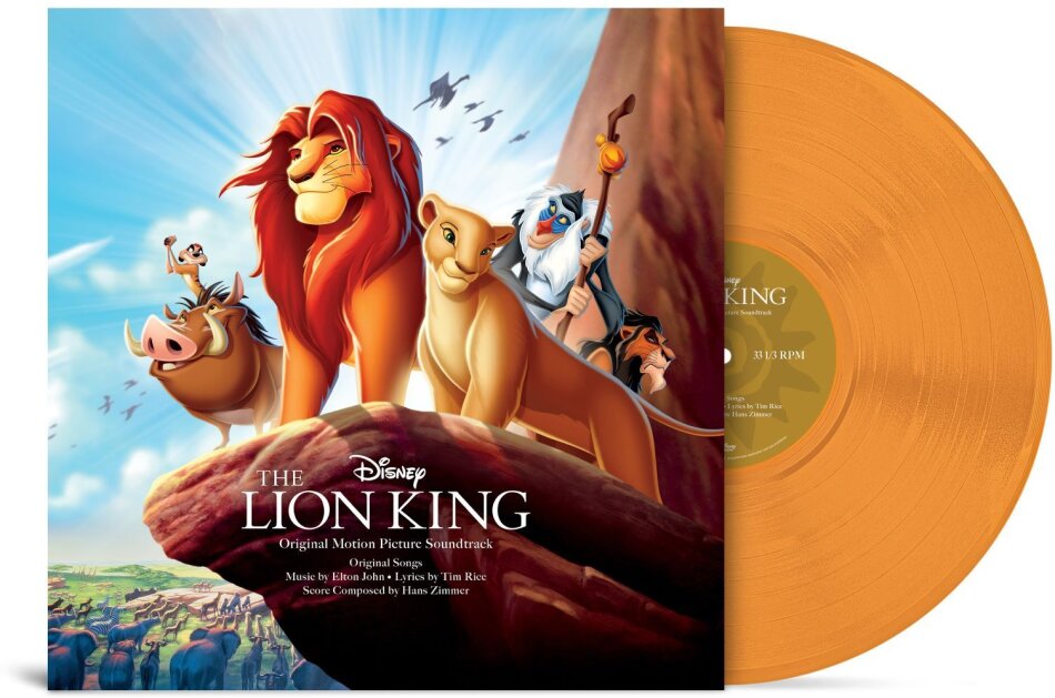 The Lion King - OST 2023 Reissue, Walt Disney Records, Orange Vinyl, LP