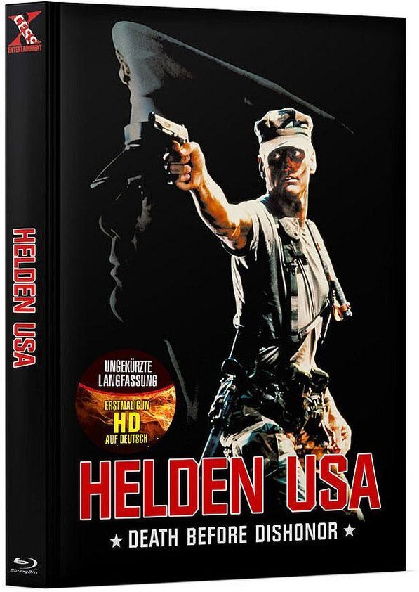 Helden USA - Death Before Dishonor (1987) Cover B, Édition Limitée, Mediabook, Blu-ray + DVD