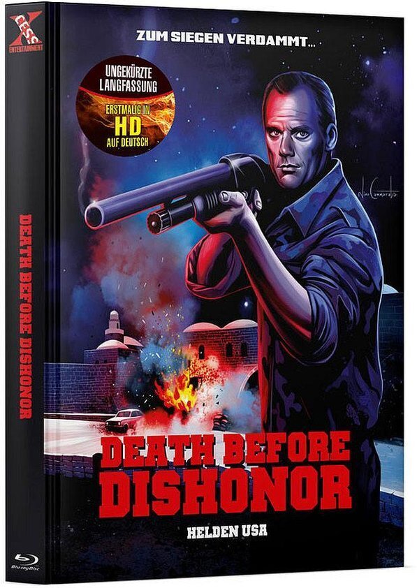 Death Before Dishonor - Helden USA (1987) Cover D, Édition Limitée, Mediabook, Blu-ray + DVD