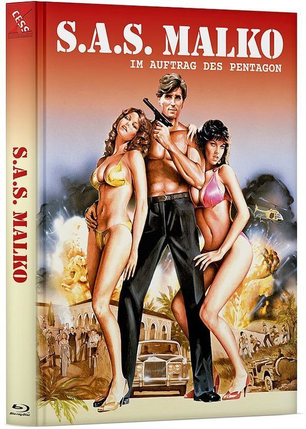 S.A.S. Malko - Im Auftrag des Pentagon (1982) Cover A, Limited Edition, Mediabook, Blu-ray + DVD
