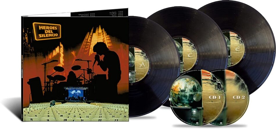 Heroes Del Silencio - Parasiempre 2023 Reissue, WEA Spain, 3 LPs + 2 CDs