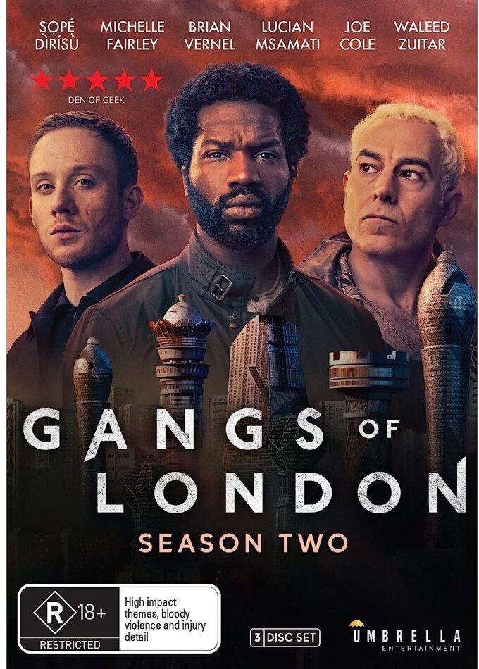 Gangs of London - Season 2 Australian Release, 3 DVD