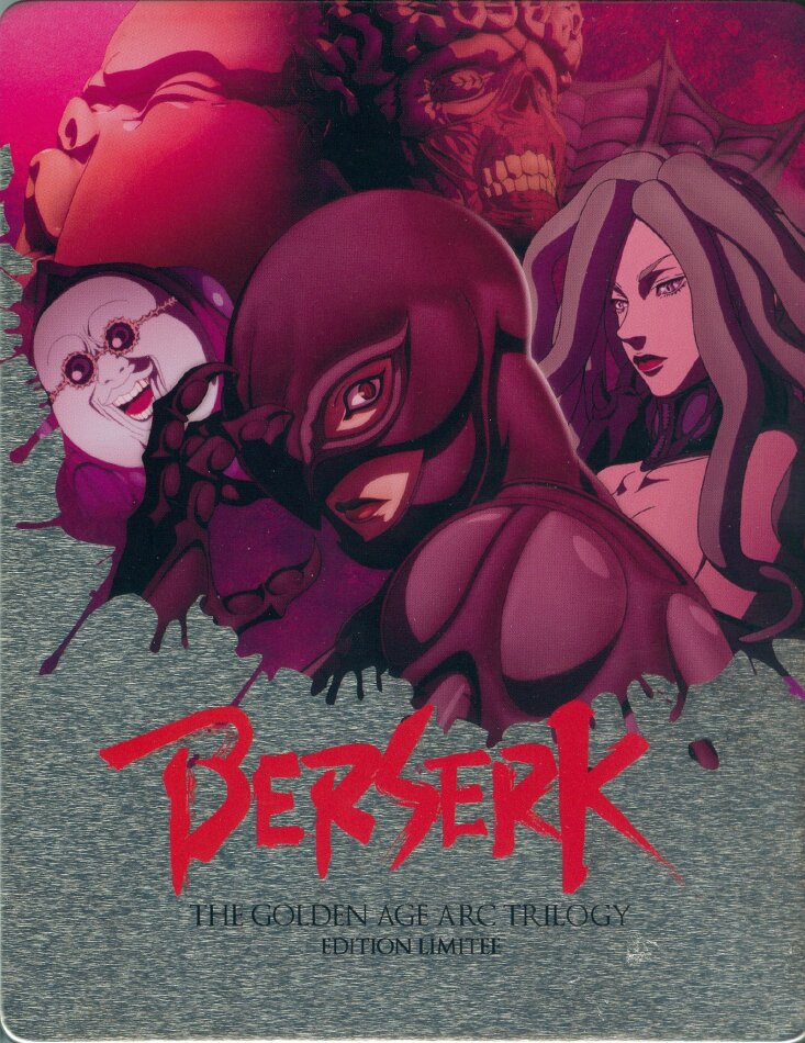 Berserk - The Golden Age Arc: Trilogy - Berserk - L'Âge d'or: La trilogie cinéma MetalPak, Édition Limitée, 3 Blu-ray