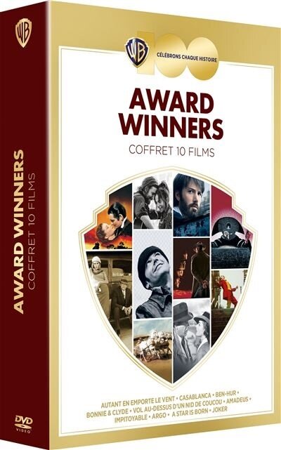 Award Winners - Coffret 10 Films 100 ans Warner Bros., 10 DVD