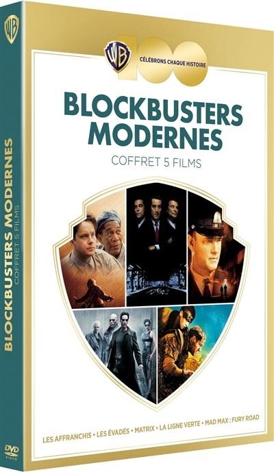Blockbusters Modernes - Les Affranchis / Les Évadés / Matrix / La ligne verte / Mad Max : Fury Road 100 ans Warner Bros., 5 DVD