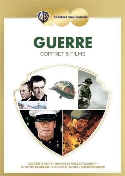 Guerre - Coffret 5 Films 100 ans Warner Bros., 5 Blu-ray