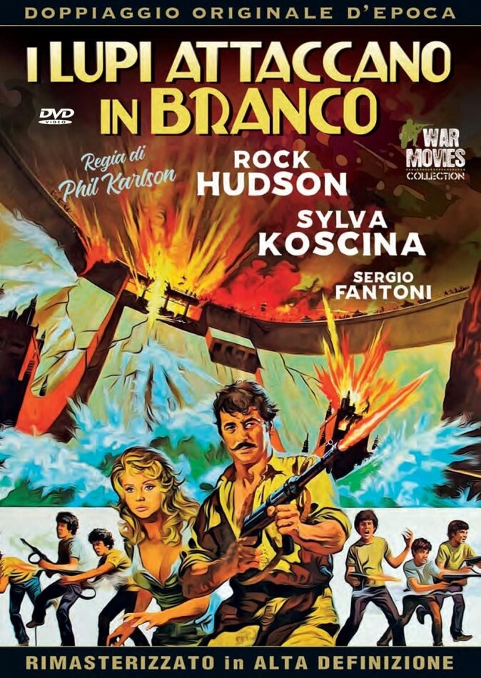 I lupi attacano in branco (1970) Doppiaggio Originale d'Epoca, War Movies Collection, Remastered