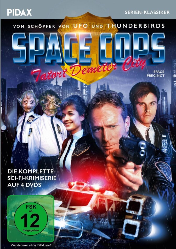 Space Cops - Tatort Demeter City - Die komplette Serie Pidax Serien-Klassiker, 4 DVD
