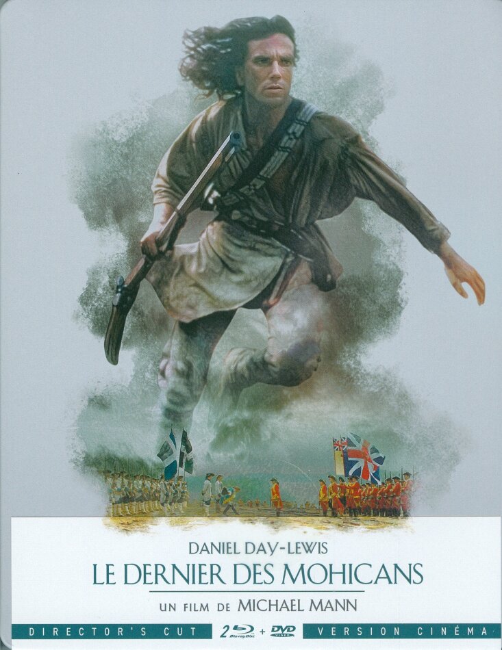 Le dernier des Mohicans (1992) Director's Cut, Version Cinéma, Édition Limitée, Steelbook, 2 Blu-ray + DVD