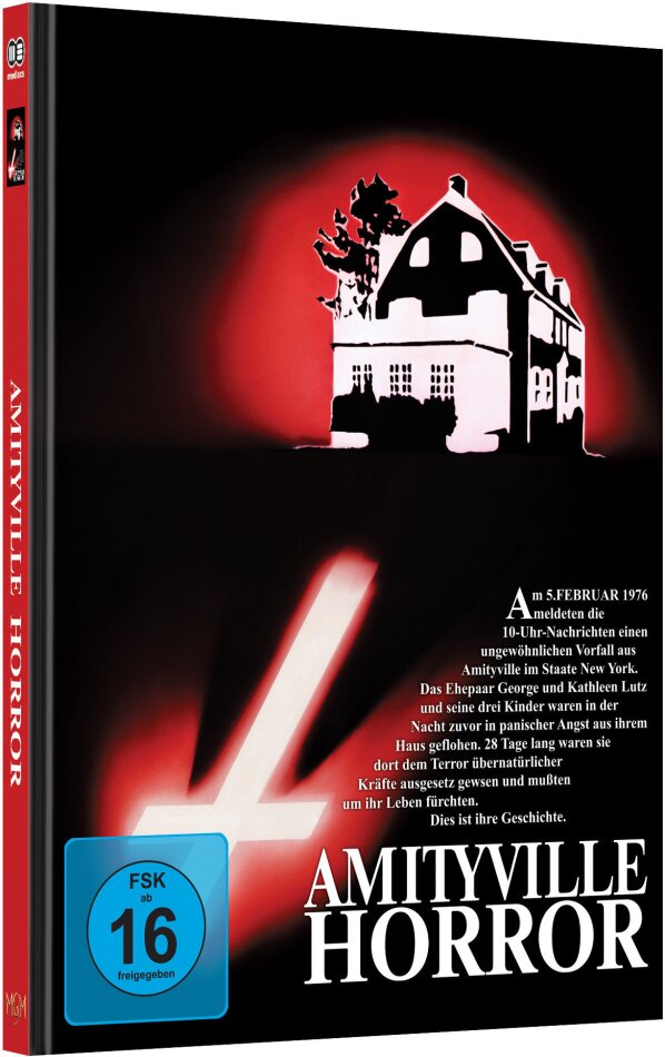Amityville Horror (1979) Cover B, Édition Limitée, Mediabook, Blu-ray + DVD