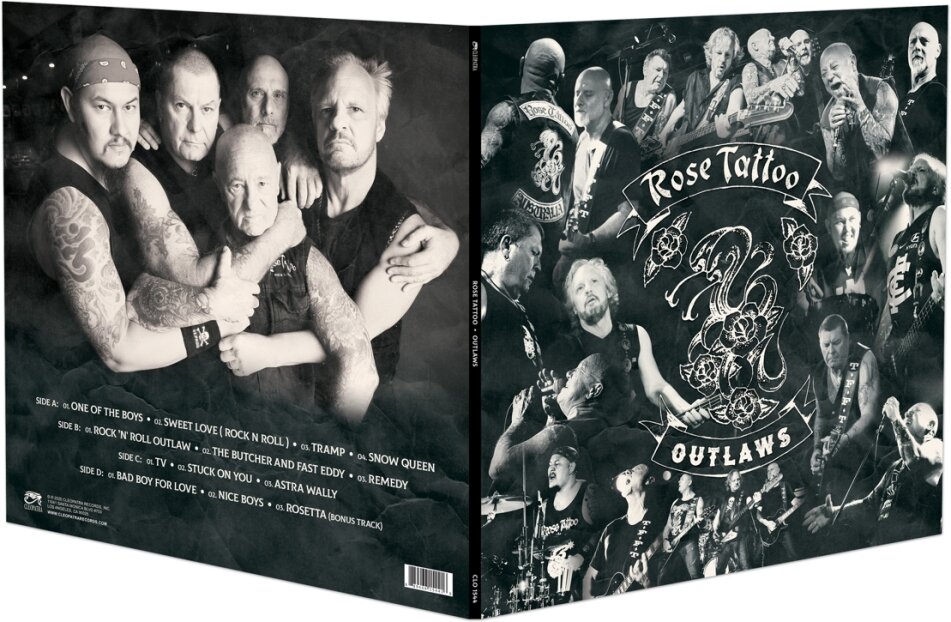 Rose Tattoo - Outlaws 2023 Reissue, Cleopatra, 2 LPs