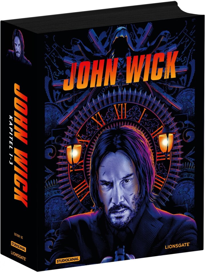 John Wick 1-3 Schuber, Limited Collector's Edition, Steelbook, 3 4K Ultra HDs