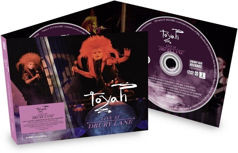 Toyah - Live At Drury Lane Cherry Red, DVD NTSC Region 0, CD + DVD