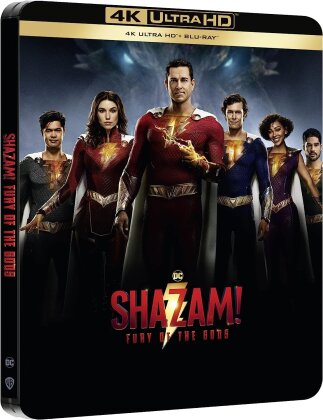 Shazam! 2 - La rage des dieux (2023) (Edizione Limitata, Steelbook, 4K Ultra HD + Blu-ray)