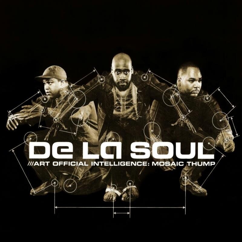 De La Soul - Art Official Intelligence: Mosaic Thump 2023 Reissue, Indies Only, Chrysalis, 4 Panel Slipcase With An 8 Page Folder