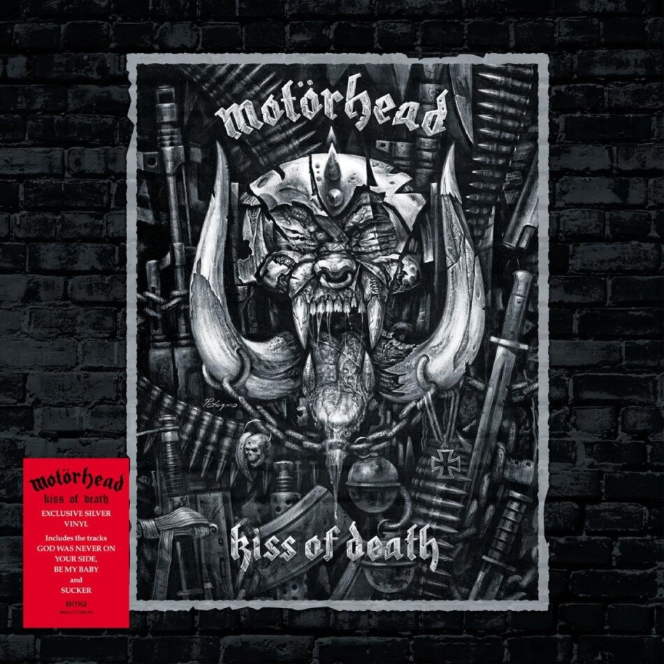 Motörhead - Kiss Of Death 2023 Reissue, BMG Rights Management, Limited Edition, Silver Vinyl, LP