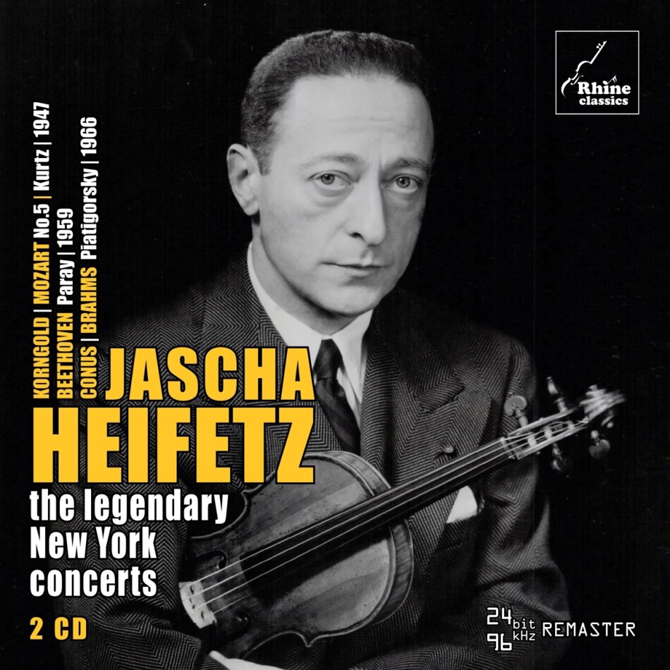 Jascha Heifetz - Legendary New York Concerts 2 CDs