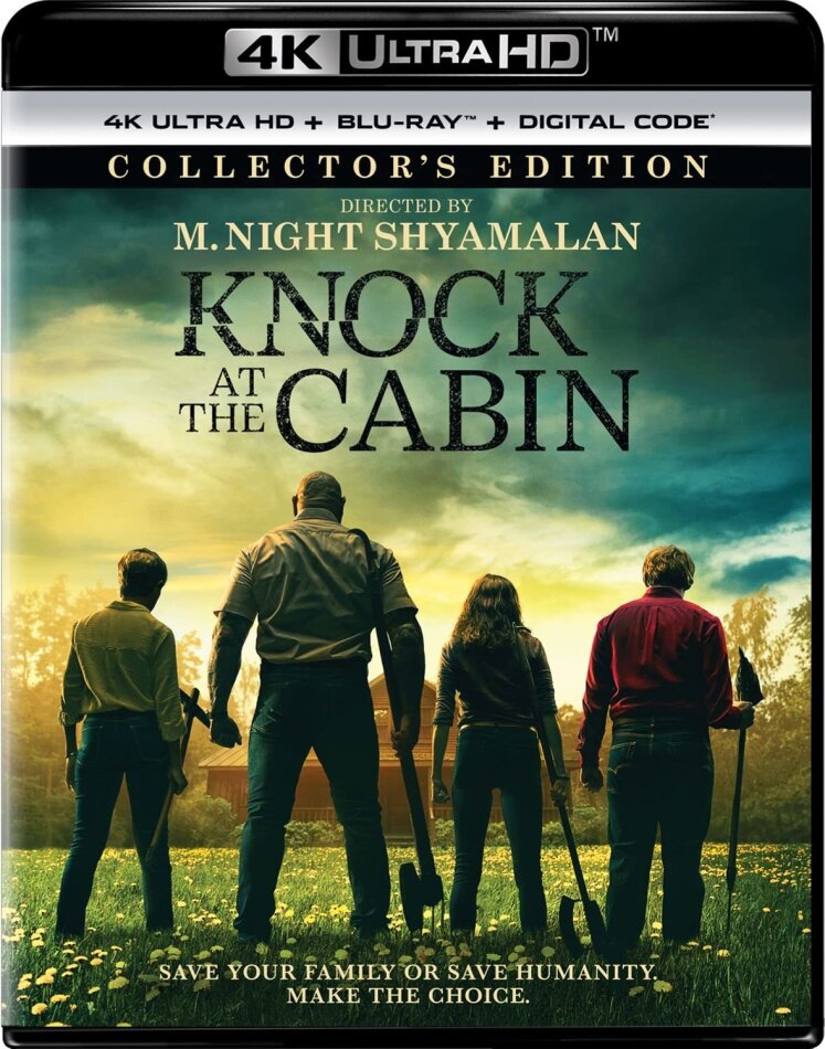 Knock at the Cabin (2023) Collector's Edition, 4K Ultra HD + Blu-ray