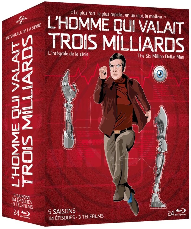 L'homme qui valait trois milliards - L'intégrale de la série 22 Blu-ray