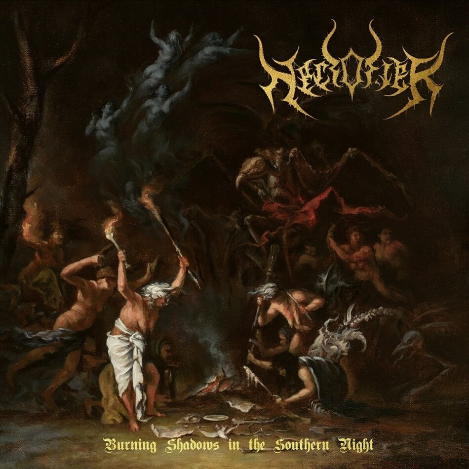 Necrofier - Burning Shadows In The Southern Night Red Vinyl, 2 LPs