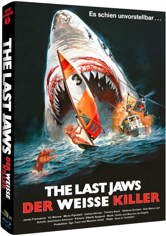 The Last Jaws - Der weisse Killer (1981) Cover A, Phantastische Filmklassiker, Limited Edition, Mediabook