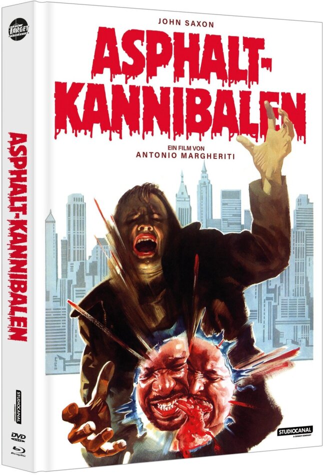 Asphalt-Kannibalen (1980) Cover B, Limited Edition, Mediabook, Uncut, Blu-ray + DVD