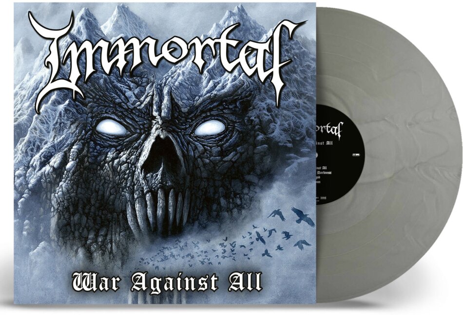 Immortal - War Against All Gatefold, Limited Edition, Silver Vinyl, LP