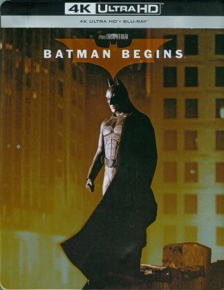 Batman Begins (2005) (Limited Edition, Steelbook, 4K Ultra HD + 2 Blu-rays)