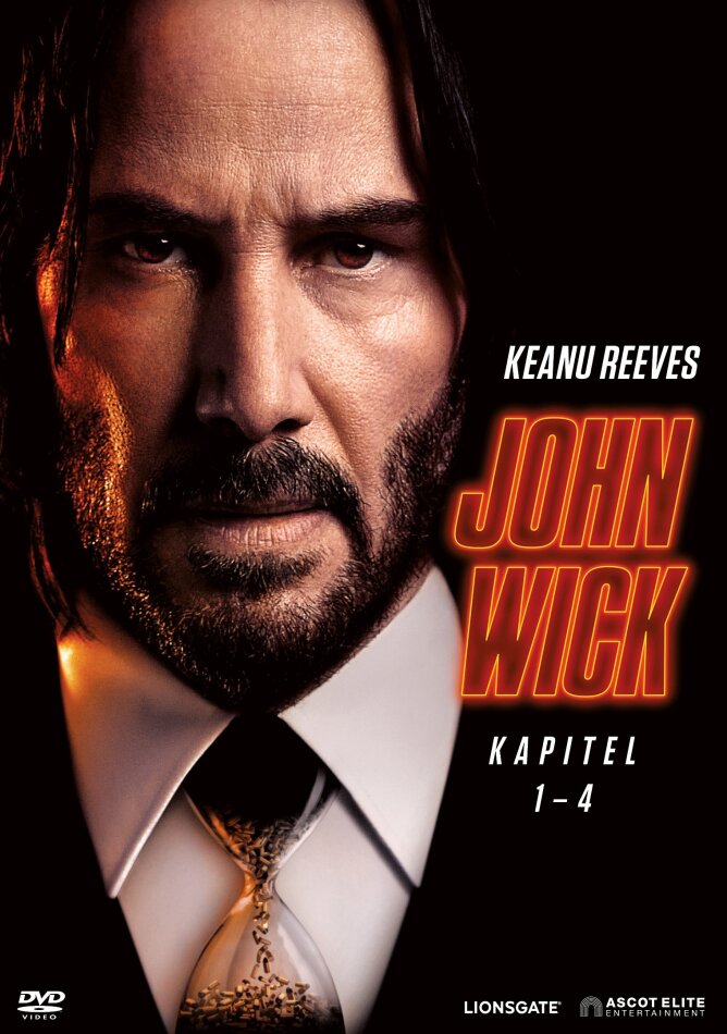 John Wick: Kapitel 1-4 4 DVDs