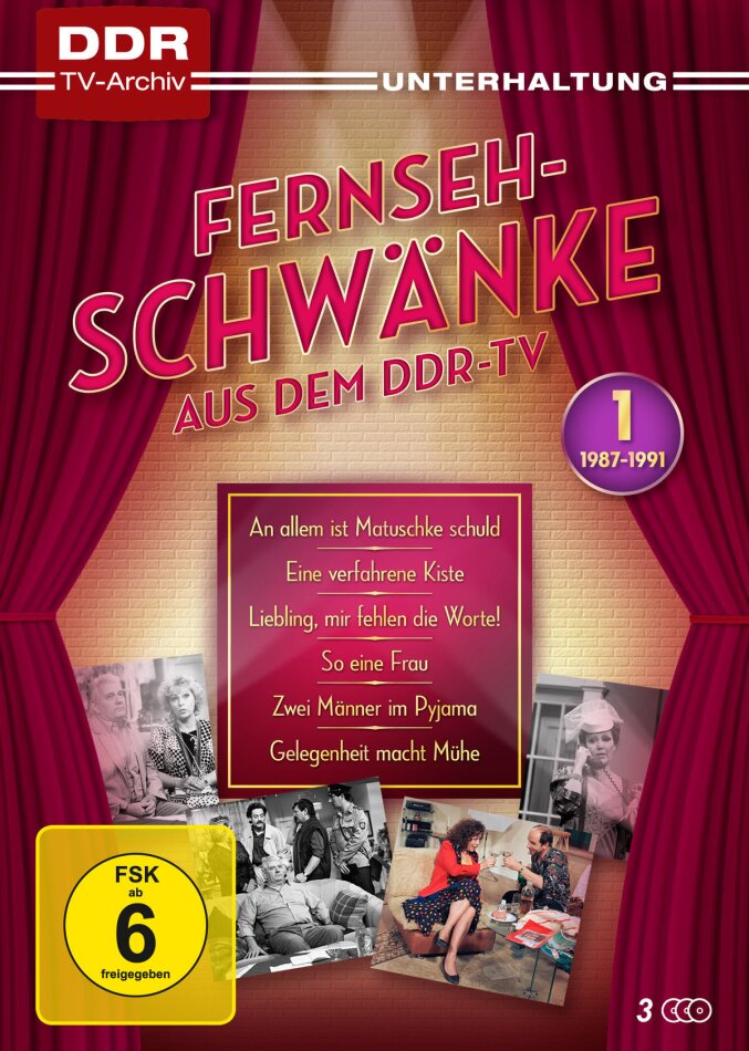 Fernsehschwänke aus dem DDR-TV - Box 1: 1987-91 DDR TV-Archiv, 3 DVD