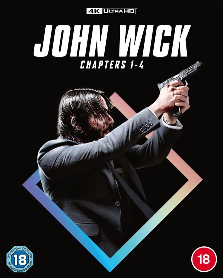 John Wick 1-4 - Film Collection 4 4K Ultra HDs