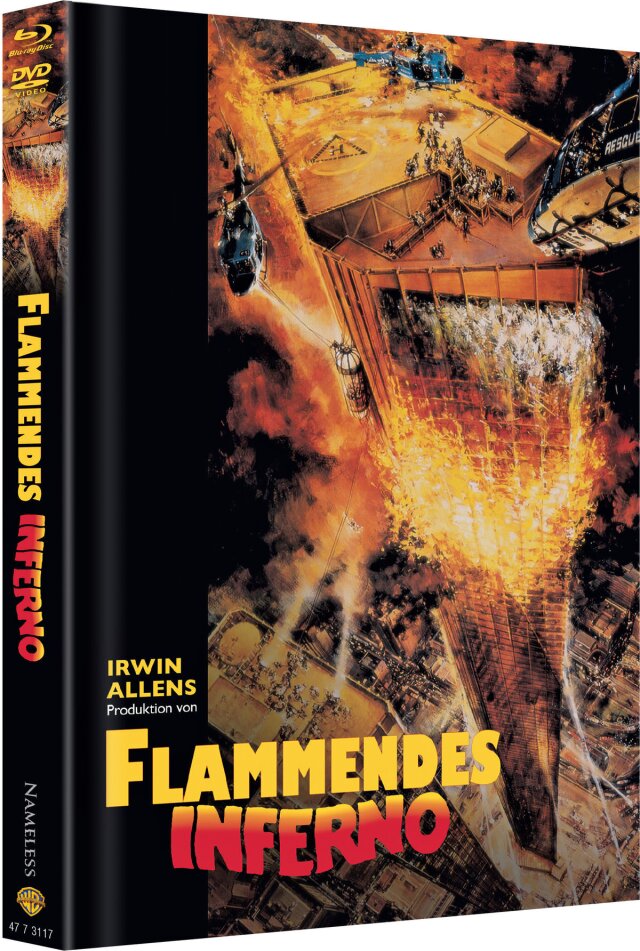 Flammendes Inferno (1974) Cover A, Limited Edition, Mediabook, Blu-ray + DVD