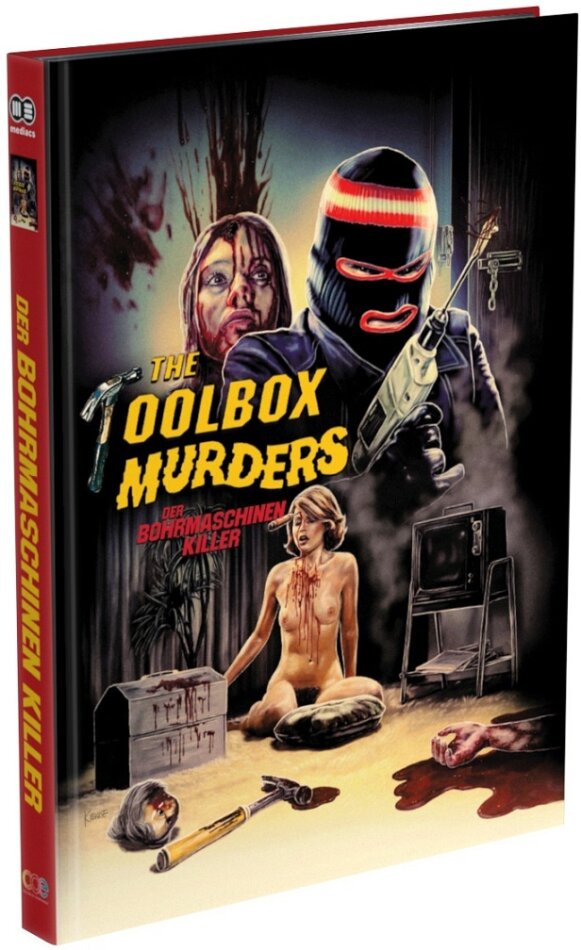 The Toolbox Murders - Der Bohrmaschinenkiller (1978) Cover E, Édition Limitée, Mediabook, 4K Ultra HD + Blu-ray + DVD