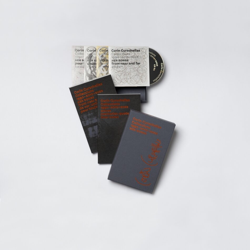 Corin Curschellas - Collecziuns Her Songs 1990-2010+2022 4 CDs + 2 Books
