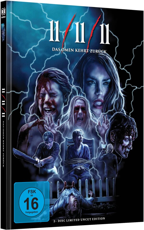 11/11/11 - Das Omen kehrt zurück (2011) Cover A, Édition Limitée, Mediabook, Uncut, Blu-ray + DVD