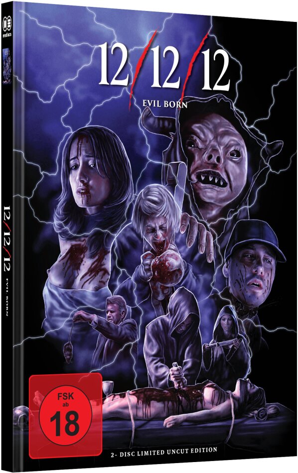 12/12/12 - Evil Born (2012) Cover A, Limited Edition, Mediabook, Uncut, Blu-ray + DVD