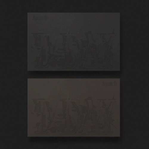 Agust D (Suga of BTS) (K-Pop) - D-Day + Photobook, 2 Versions Randomly Shipped
