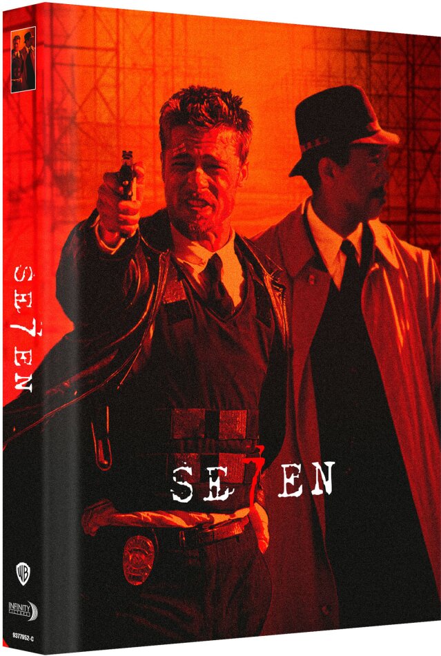 Se7en (1995) Cover C, Limited Edition, Mediabook, Uncut, Blu-ray + DVD