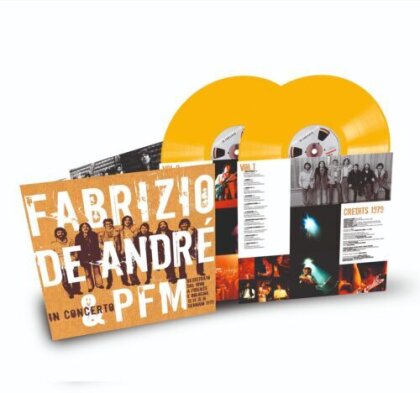 Fabrizio De Andr&eacute; & P.F.M. (Premiata Forneria Marconi) - In Concerto (2023 Reissue, Yellow Vinyl, 2 LP)