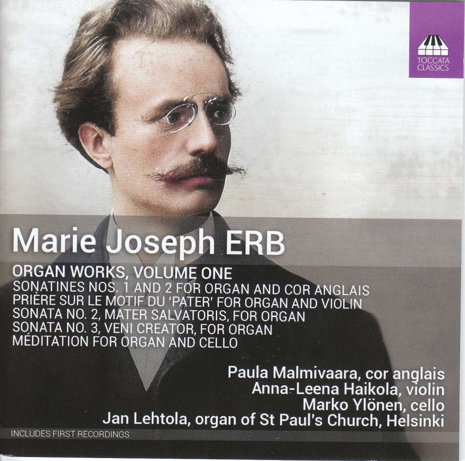 Jan Lehtola & Mrie Joseph Erb (1858-1944) - Organ Works Vol. 1