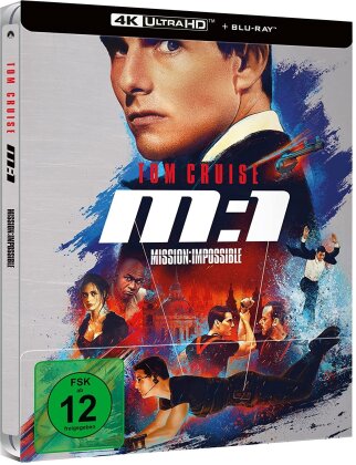 M:I - Mission: Impossible 1 (1996) (Limited Edition, Steelbook, 4K Ultra HD + Blu-ray)