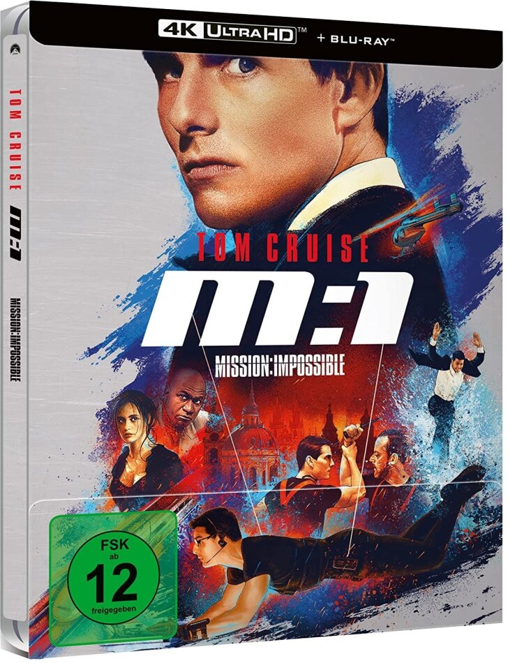 M:I - Mission: Impossible 1 (1996) Limited Edition, Steelbook, 4K Ultra HD + Blu-ray